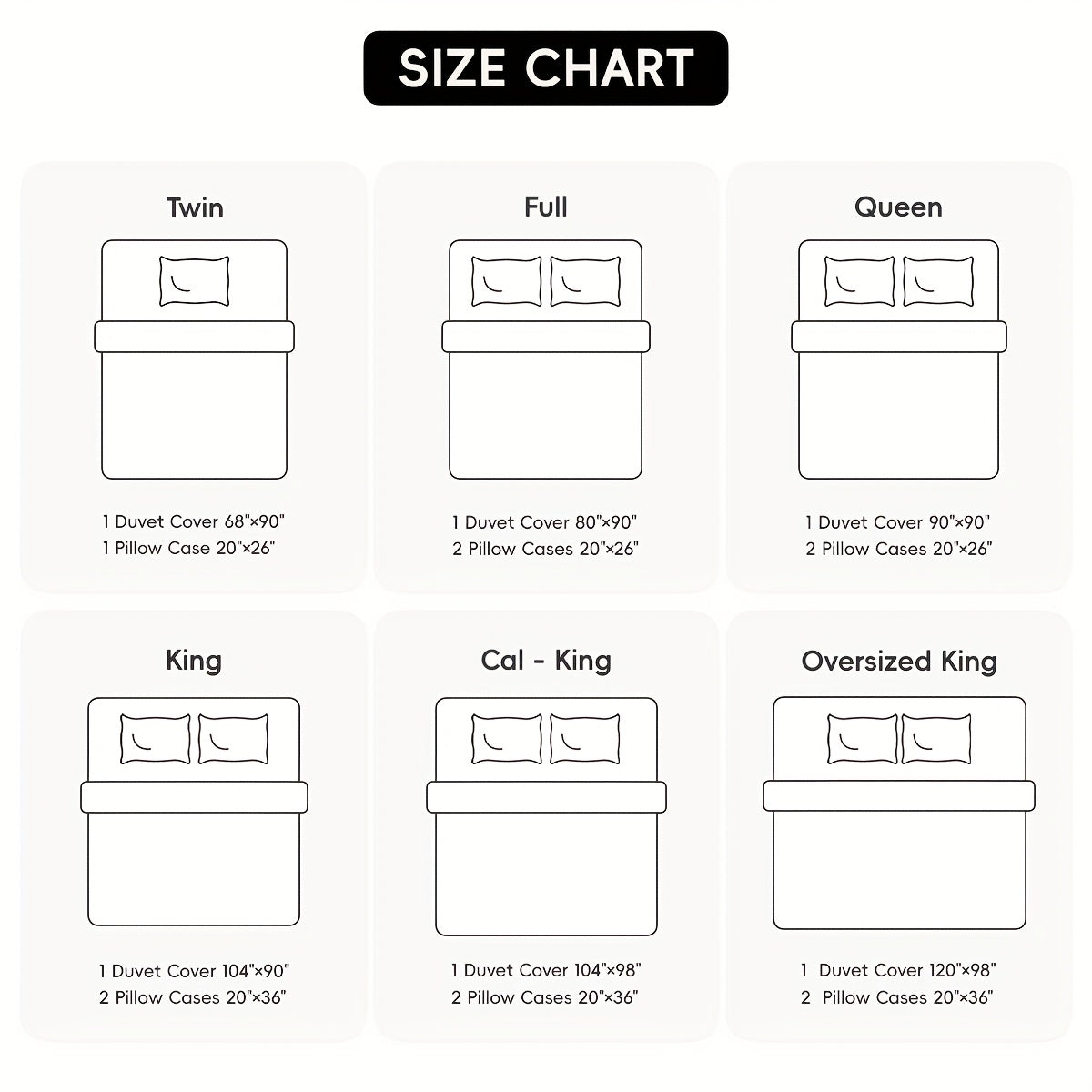 MooMee Striped Duvet Cover Set 100% Washed Cotton Like Textured Breathable Durable Soft Comfy