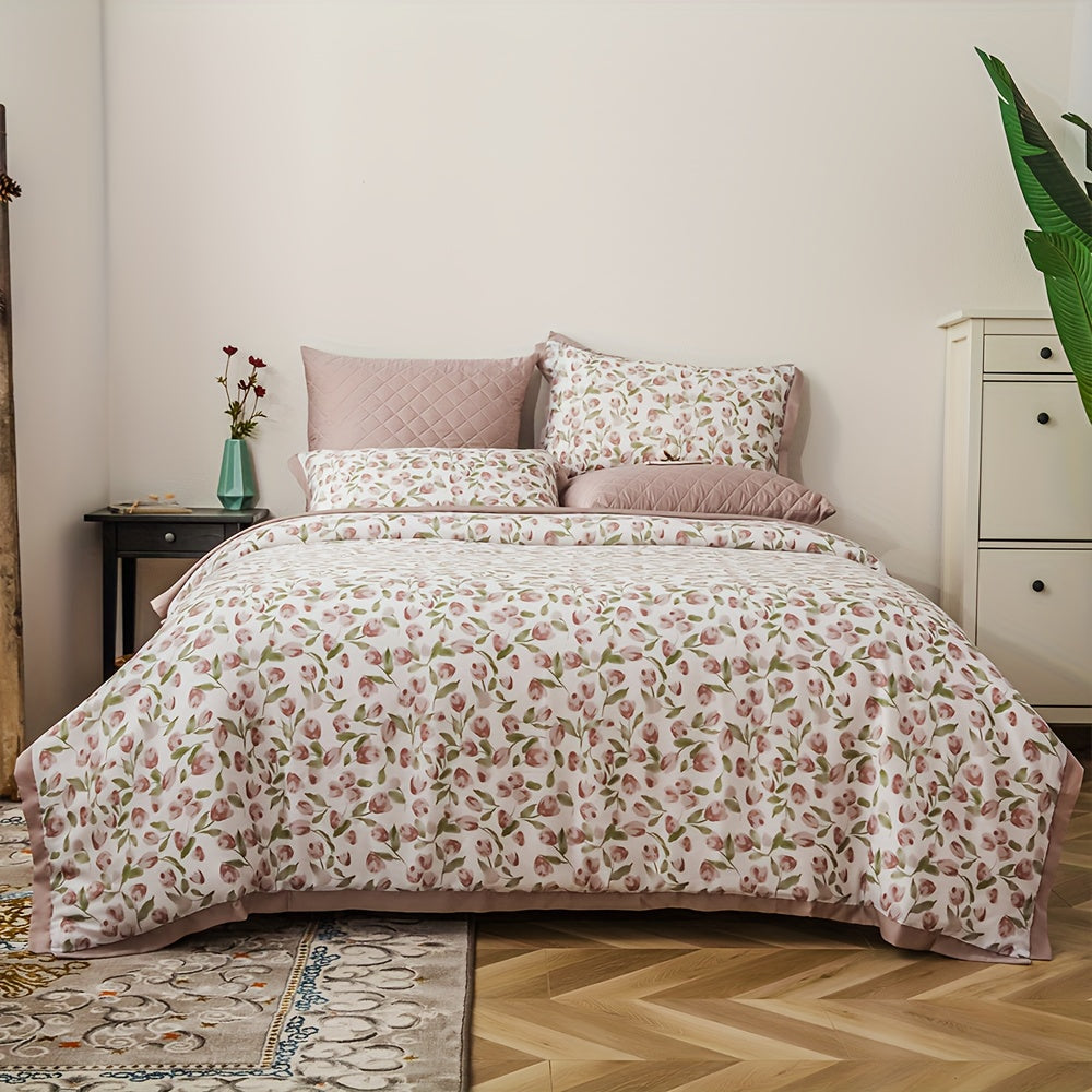 Luxury Lyocell Duvet Set Premium Lyocell Duvet Cover Set | 600-Thread-Count Cooling Bedding, Advanced Temperature-Regulating Fabric, Breathable Luxury Bedding, 7 Chic Colors for Stylish Comfort