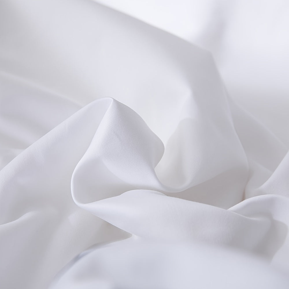 1set-Hotel Collection 500 Thread Count Cotton Sateen Duvet Cover Set, Satin Stitch All Around, Clear Button Closure, Hidden Corner Ties, Available In Multiple Sizes And Color Options