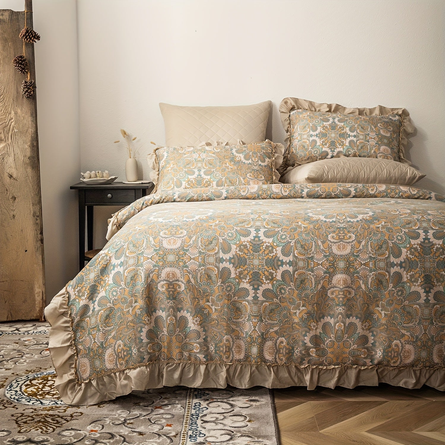 Luxury Lyocell Duvet Set Premium Lyocell Duvet Cover Set | 600-Thread-Count Cooling Bedding, Advanced Temperature-Regulating Fabric, Breathable Luxury Bedding, 7 Chic Colors for Stylish Comfort